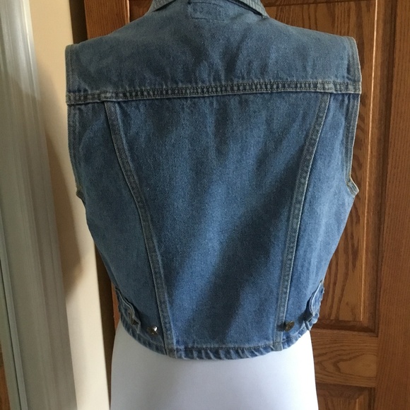 VINTAGE Denim 👖 Vest - Picture 2 of 9